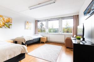 Functional and cozy 3 bedroom apartment for 6