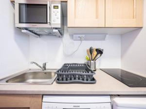 Studio skis aux pieds pour 4 pers., vue Mont Blanc - FR-1-351-269