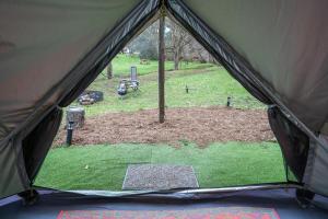 Off-Grid Creekside Tent Ideal for a Glamping Experience in Cosby, Tennessee