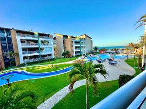 COBERTURA DUPLEX, 5 qtos, jacuzzi, vista mar, piscinas - terra maris