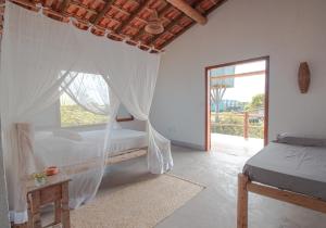 Casa Dois Amores nas falésias de Corumbau