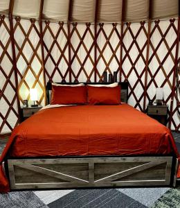 Incredible Equipped Yurt Amazing for a Glamping Experience in East Meredith, New York