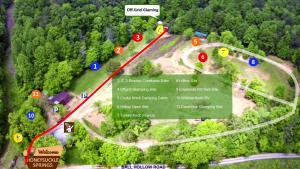 Off-Grid Creekside Tent Ideal for a Glamping Experience in Cosby, Tennessee