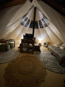 Cozy Bell Tents Excellent for a Glamping Experience and Hiking in Duchesne, Utah