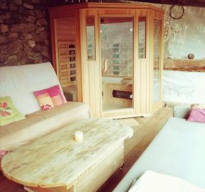 Studio isolated in a natural case