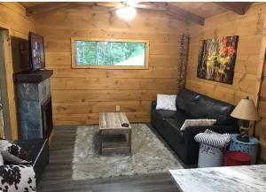 Tiny cozy cabin with hot tub, relax and unwind!