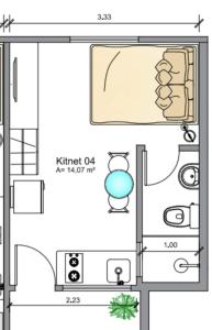 Alugel COP30 - Apartamento nº4 de 1 quarto no Conjunto Costa e Silva - 1 pessoa