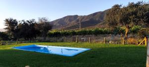 Cabaña nueva en un campo de limones