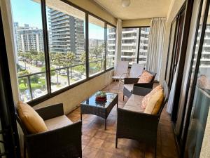 Acogedor depto con vista al mar