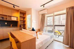 Lindo e aconchegante studio na Rua Vergueiro