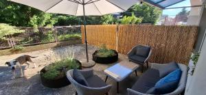 Beautiful apartment in greenery with a large terrace