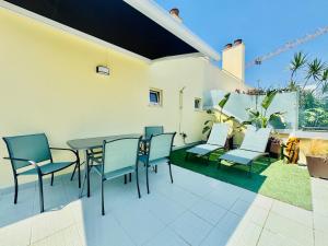 Doble Vista Faro, Terrace with View, AC & WiFi