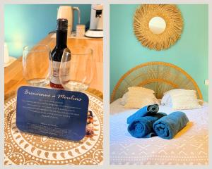 Studio Boho-Chic en hyper-centre de Moulins au calme, confort, Wifi rapide, Parking en face, Arrivée autonome