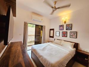 Assagao Luxe 1BHK Retreat - Pool, Fast Wi-Fi, Parking - Prime Location
