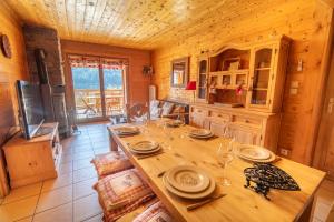 Cocooning chalet, mountain view, sauna, 6 people