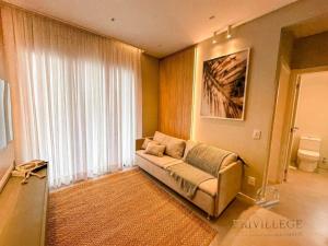 2 dormitórios em prédio Frente mar na Praia Grande