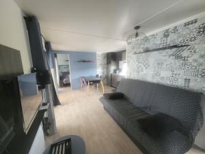 Mobil-home moderne avec piscine couverte, proche mer, 6 pers, animaux admis - FR-1-777-25