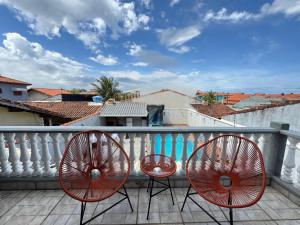 Beach House, apenas 600mt praia - Ar condicionado - 4 quartos