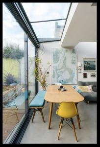 Large, modern, light, open plan designer house