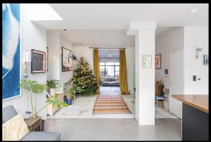 Large, modern, light, open plan designer house