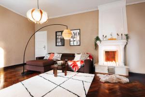 Fireplace Magic 108m2 with Balcony & Foosball