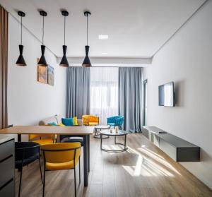 Новая стильная квартира у метро Арагвели