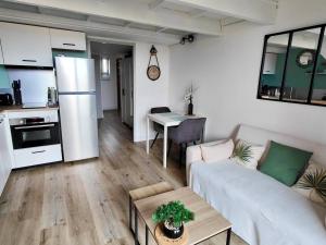 Sublime T2 Mezzanine rénové, climatisé, parking - Argelès-sur-Mer - FR-1-388-235