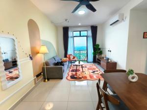 Desaru Meow Cat Theme 3BR Kids Frv 8pax Pet Friendly, 2 Cpark Netflix I Highest Floor Unblock View