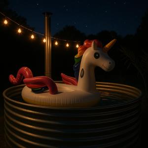 African Hut Campsite - Free Electric Massage With Sauna And Hot Tub