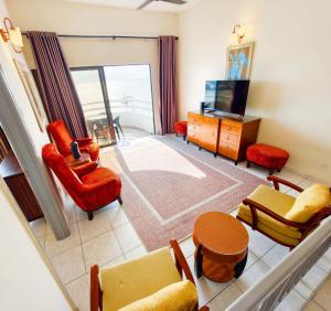 Beachfront Apartments with Sea View Balcony, Pool and Parking