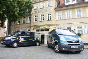 3 hvězdičkový hotel Hotel garni Goldene Henne Arnstadt Německo