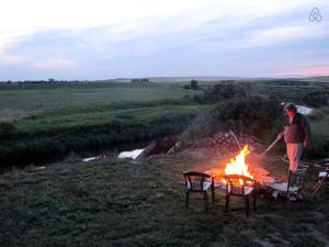 Countryside Cottage Rental on Cannonball River near the Badlands of North Dakota