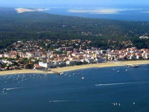 Arcachon, T2 face au Bassin, accès plage, parking inclus - FR-1-433-135