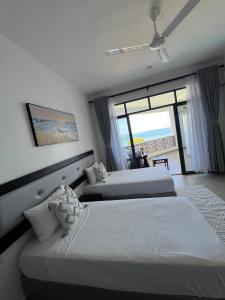 Beachfront Apartment Nyali,Seaview inrooms