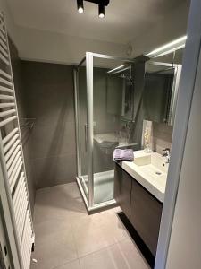 Modern appartement met frontaal zeezicht te Westende