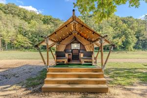 Nature Retreat Cozy tentHVACSpa Bath