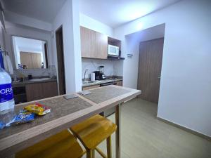 Apartamento tipo loft compacto y diseñado para alojar hasta 3 personas