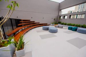 Full Rooftop apartment with pool and gym, yoga room and cinema