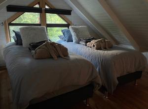 Cheerful forest cabin Fireplace and Hot tub