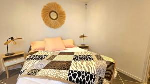 Logement avec jardin 5mn plage et Village de Noël