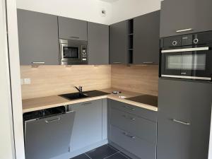 Studio cabine Gourette 58m², côté pistes, 6 pers, animaux admis - FR-1-860-32