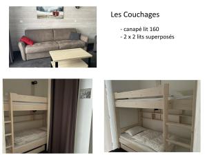 Gourette: Studio 6 pers, 44m² avec terrasse, animaux admis - FR-1-860-19