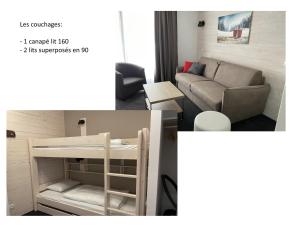 Gourette : Studio 4 pers avec animaux permis, draps inclus - FR-1-860-51