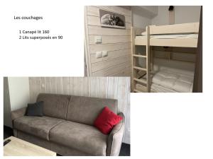 Studio à Gourette avec terrasse, 4 pers, animaux admis - FR-1-860-55