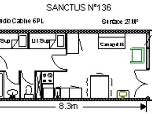 Studio Gourette 6 pers, balcon, animaux admis - FR-1-859-30