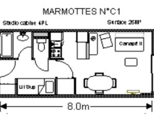 Studio confort à Gourette pour 4 pers, animaux admis - FR-1-859-15