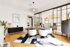 Chic & spacious 2BDR - 4P - Av Suffren TOUR EIFFEL