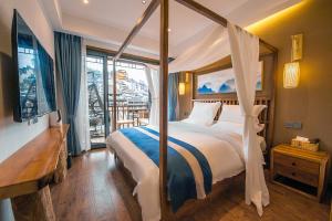 鳳凰 Fenghuang Sulv Yunzhu River View Homestay ゲストハウス 客室