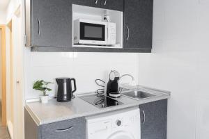 Central studio on Levante beach