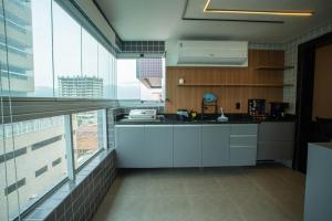 Apto com Ar-condicionado e Churrasqueira Privativa